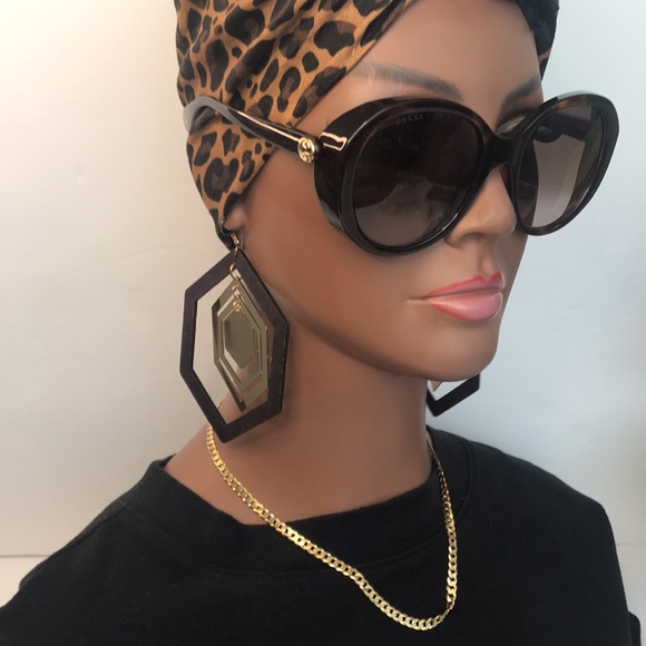 Gucci GG0368S 002 55 Sunglasses - Picture 1 of 17